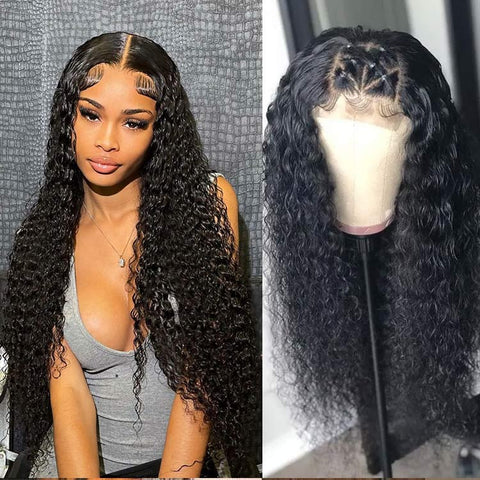 13X4 Real Human Hair Wigs Pre Plucked Transparent Lace Wigs With Baby Hair 180% Density - Lemoda Hair