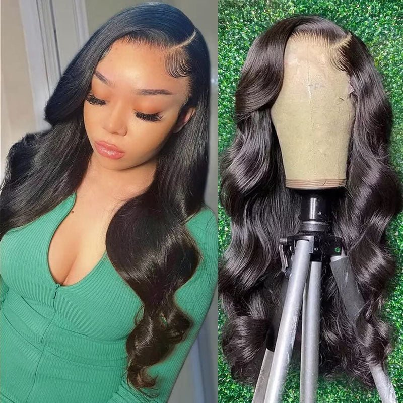 13X4 Real Human Hair Wigs Pre Plucked Transparent Lace Wigs With Baby Hair 180% Density - Lemoda Hair