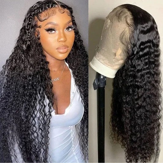 13X4 Real Human Hair Wigs Pre Plucked Transparent Lace Wigs With Baby Hair 180% Density - Lemoda Hair