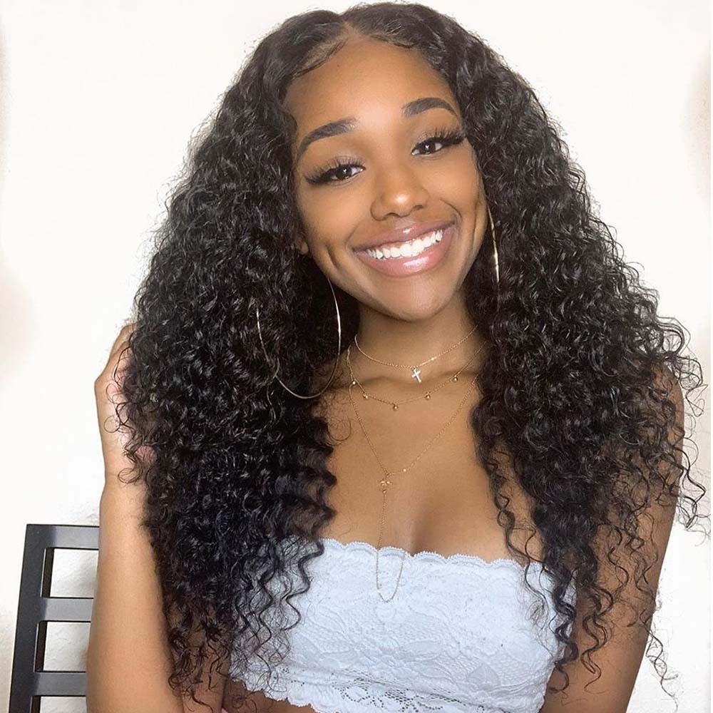 3 Bundles 12A Peruvian Raw Virgin Hair Deep Curly Wave hair bundles - Lemoda Hair