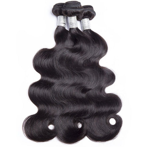 3 Bundles Brazilian Body Wave Bundles With 5x5 Lace Closure - Lemoda Hair