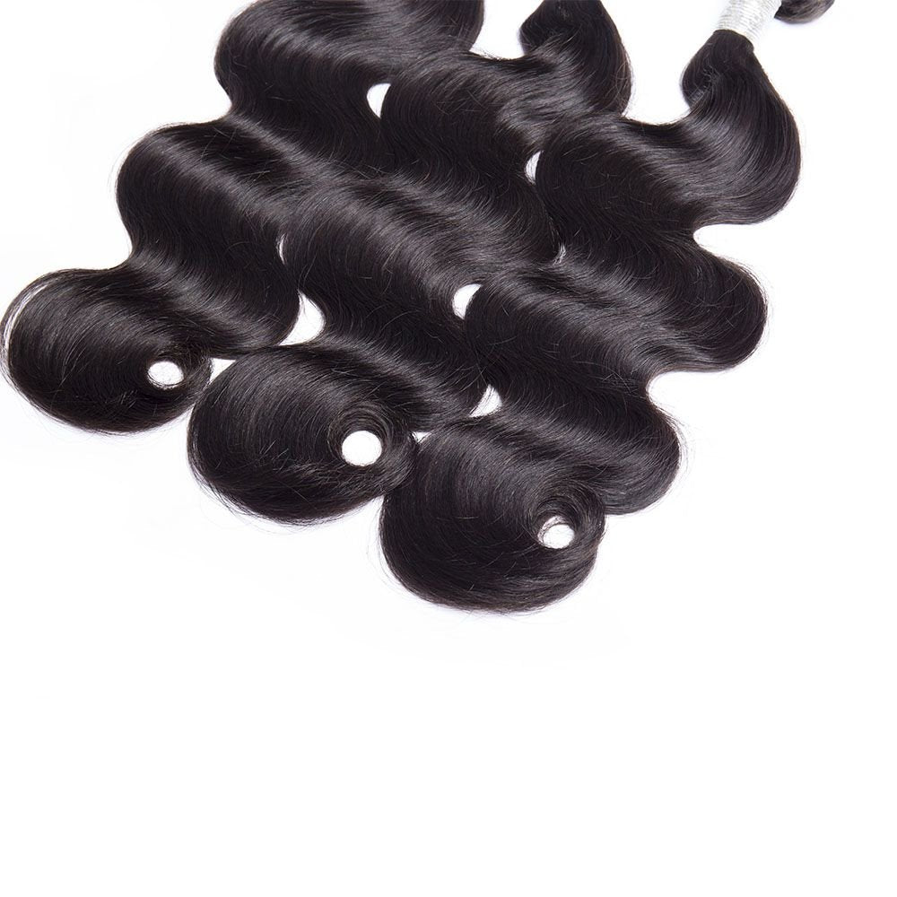 3 Bundles Brazilian Body Wave Bundles With 5x5 Lace Closure - Lemoda Hair