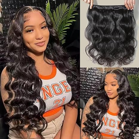 3 Bundles Natural Black Body Wave Brazilian Virgin Hair 10 - 28 inch 3 Pieces Pack - Lemoda Hair