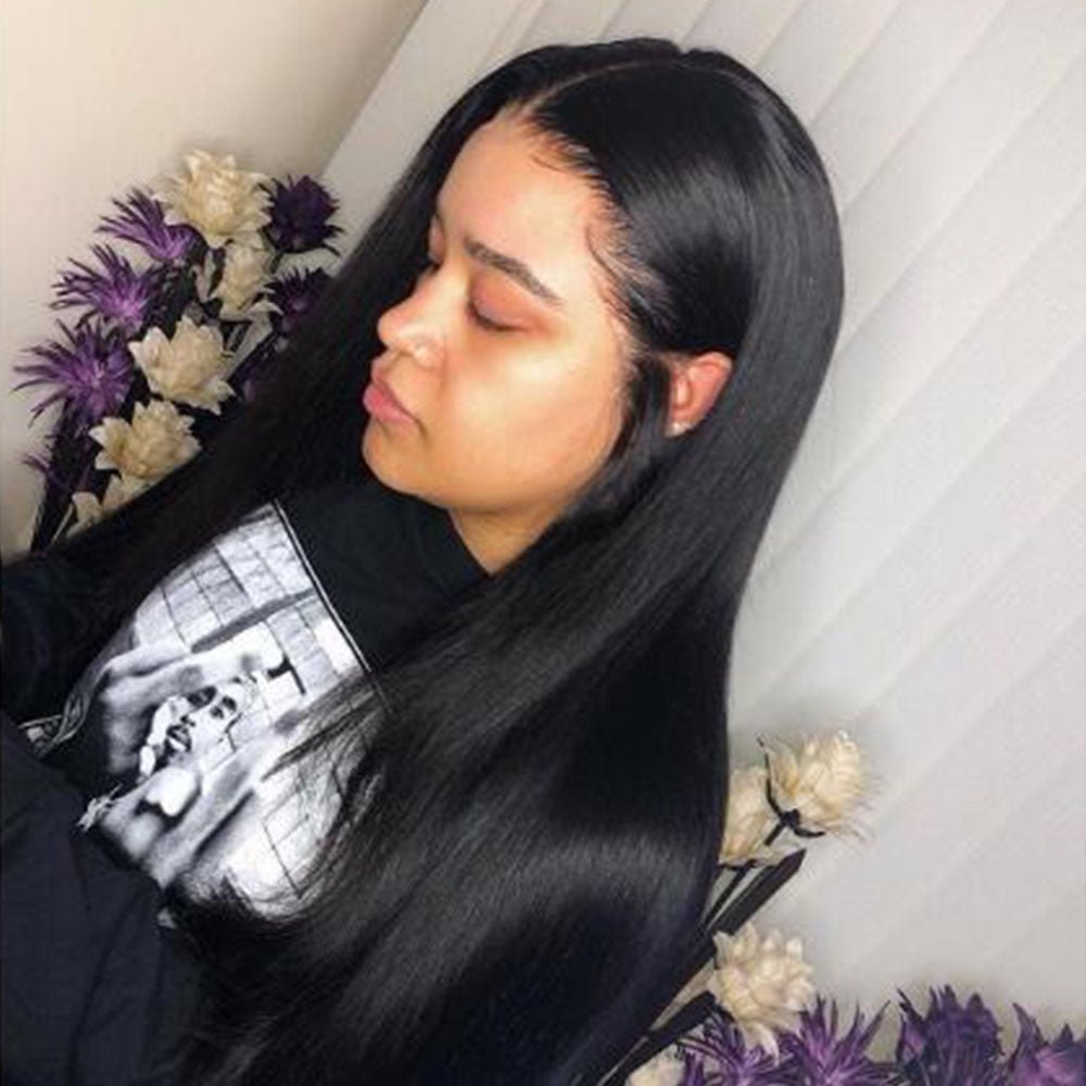 3 Bundles Precious Peruvian 100% human Hair Natural Black Straight Hair Bundles - Lemoda Hair