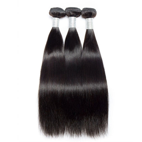 3 Bundles Precious Peruvian 100% human Hair Natural Black Straight Hair Bundles - Lemoda Hair