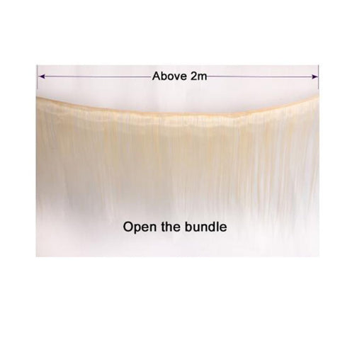 3 Lots 613 Straight Blonde Bundles Peruvian Remy Human Hair Weaves - Lemoda Hair