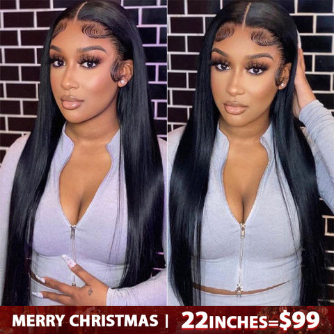 Lemoda Glueless wigs 5x5 Transparent Lace Closure Pre-Bleached Knots Wear&Go Wig Human Hair Silky Straight Wig for Black Women