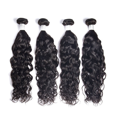 4pcs/pack Peruvian Water Wave Virgin Hair Weaves - Lemoda Hair