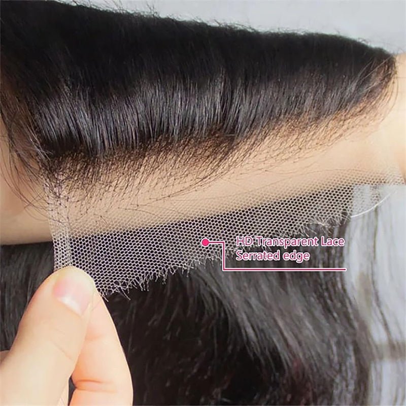 4x4 Straight Lace Closure Human Hair HD Lace Closure Free Part 100% Brazilian Virgin Hair - Lemoda Hair