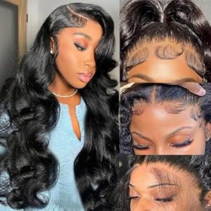 Lemoda 6x6 HD Transparent Lace Closure Wig Wear&Go Glueless Wig 180% Human Hair for Balck Women