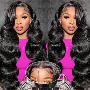 Lemoda 6x6 HD Transparent Lace Closure Wig Wear&Go Glueless Wig 180% Human Hair for Balck Women