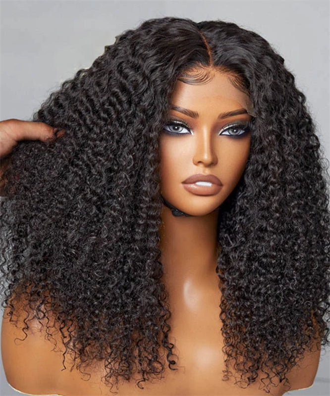 6x6 Lace Closure Wigs Human Hair Ready to Wear and Go Glueless Wigs Human Hair Kinky Curly Human Hair Wigs - Lemoda Hair