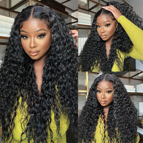 6x6 deep wave wigs