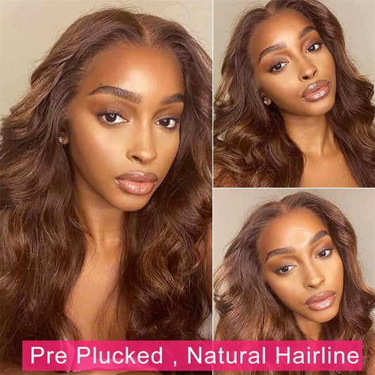 13x4 brown body wave wig 