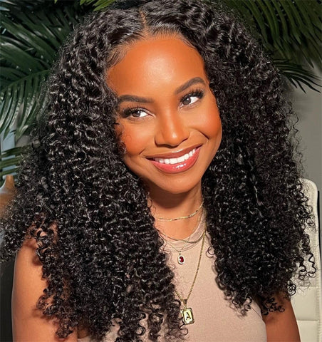 6x6 Lace Closure Wigs Kinky Curly wig