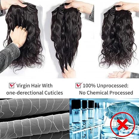 Brazilian Water Wave Human Virgin Hair Weave 4 Bundles 100% Human Hair Extension