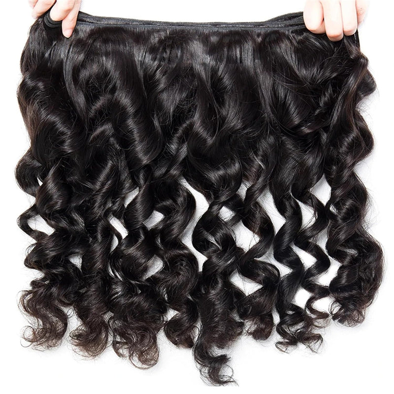 Lemoda Loose Wave Hair Weave Human Hair 1 Bundle 
