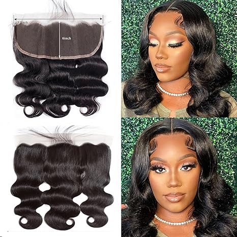 Lemoda 13x6 Body Wave Lace Frontal Virgin Hair Swiss Lace Frontal