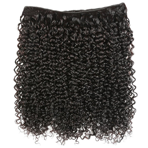 Curly Single Bundles Human hair 