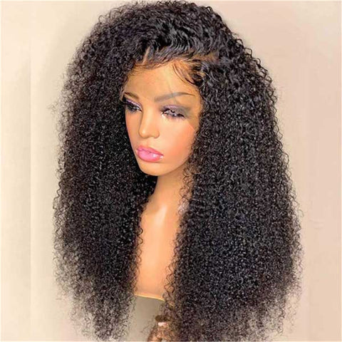  Kinky Curly 13x4 HD Lace Frontal Wig Human Hair 
