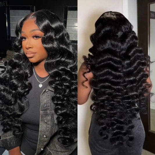  Loose Deep Wave Lace Front Wig 13x4 Transparent Lace Front Wig 