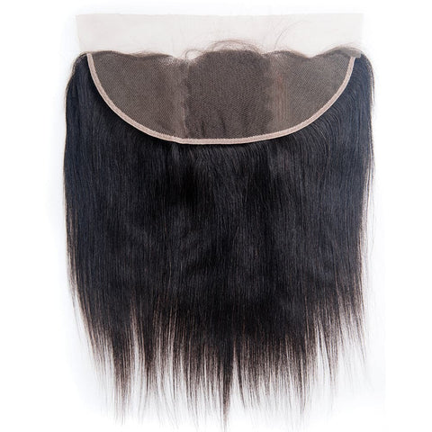 Bone Straight Human Hair 4 Bundles With 13X4 Lace Frontal 100% Remy Human Hair Extension