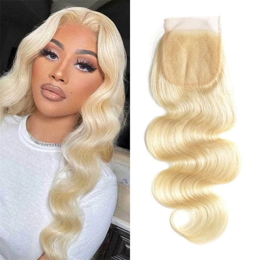 Body Wave 4x4 HD Lace Closure #613 Blonde Color Human Hair - Lemoda Hair