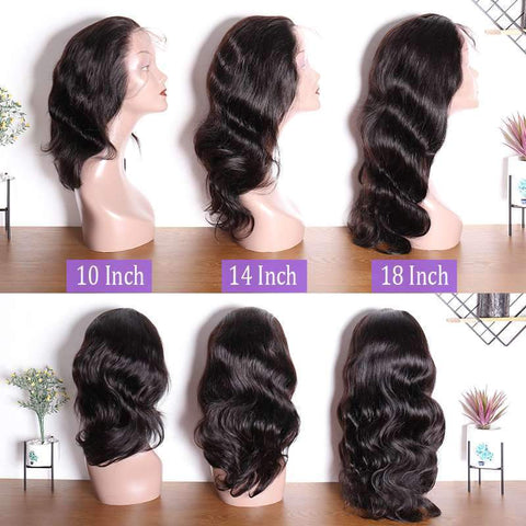 Body Wave Invisible Lace Front Wigs Unprocessed Virgin Human Hair Wigs 180% Density - Lemoda Hair