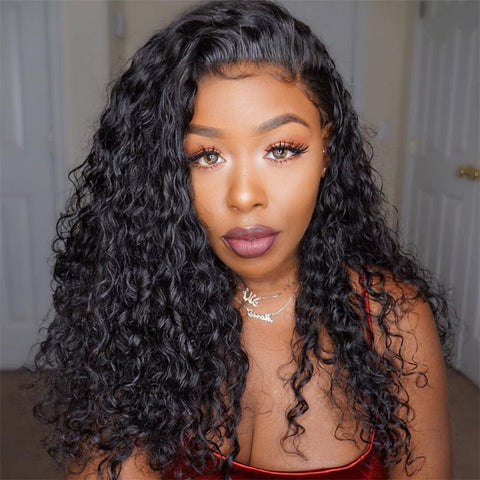 Brazilian 13x4 Lace Front Human Hair Wigs Water Wave With Baby Hair - Lemoda Hair