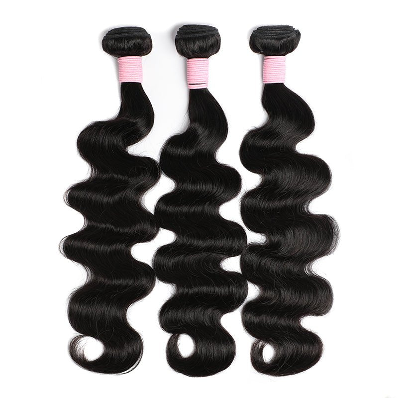 Brazilian Body Wave Hair 3 Bundles With 13x4 Lace Frontal - Lemoda Hair