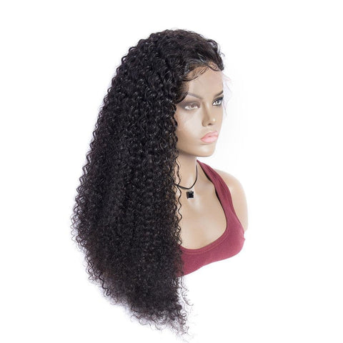 Brazilian Curly Wave Pre Plucked With Natual Hairline Human Hair 13x4 Lace front Wigs - Lemoda Hair