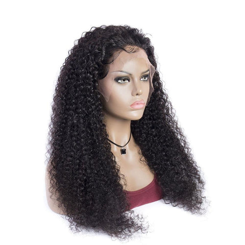 Brazilian Curly Wave Pre Plucked With Natual Hairline Human Hair 13x4 Lace front Wigs - Lemoda Hair