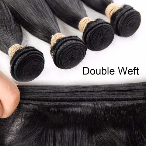 Brazilian Long and Straight Human Hair Weaves Remy Human Hair - Lemoda Hair