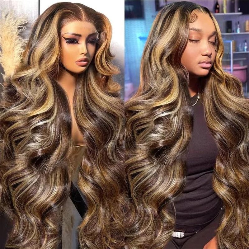 Flash Sale | Lemoda P4/27 Highlight Wigs 13x4 Lace Front Human Hair Wigs 150% - Lemoda Hair