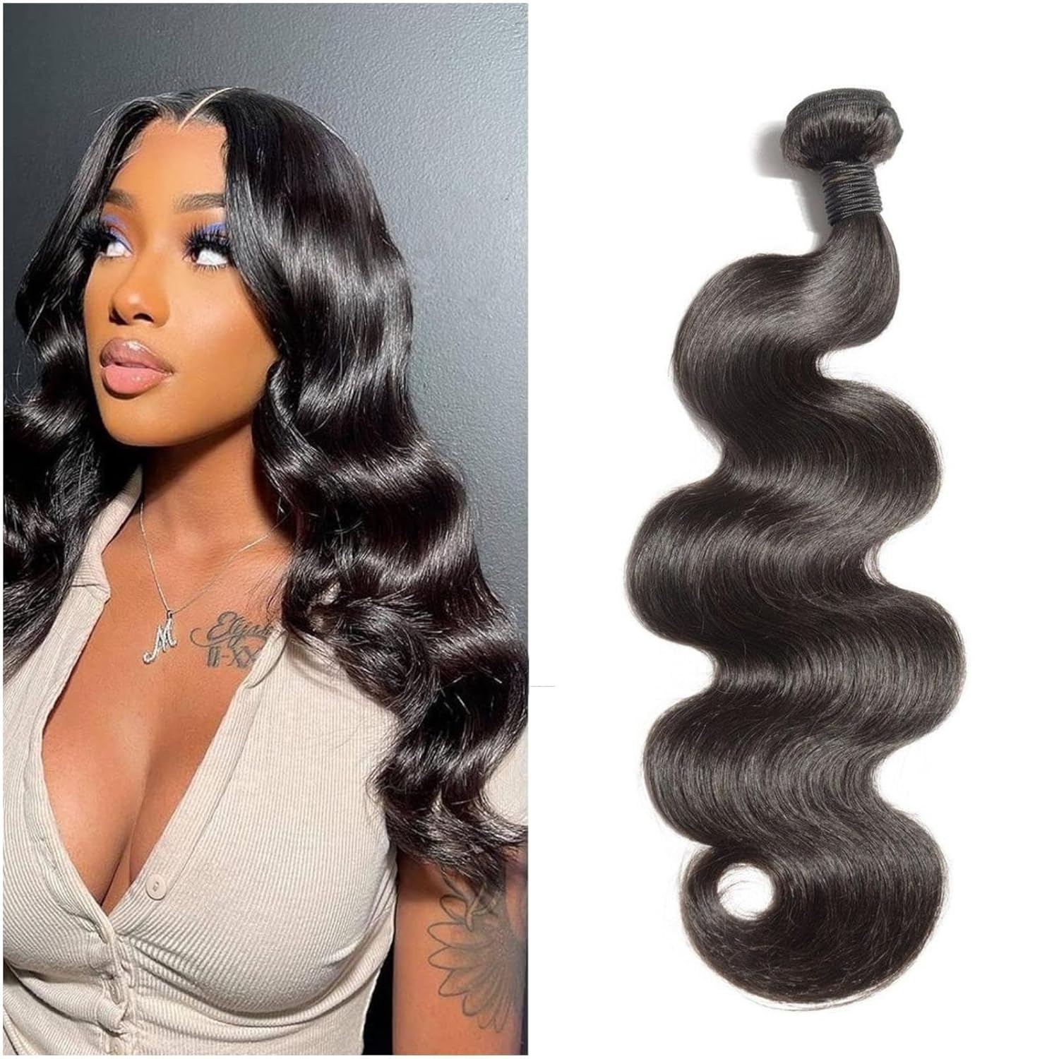 Indian Hair Body Wave Human Virgin Hair Weft 1Bundle/Pack - Lemoda Hair