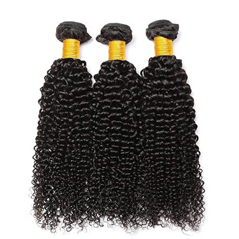 Kinky Curly 13x4 Lace Frontal with 3 bundles Human Virgin Hair - Lemoda Hair