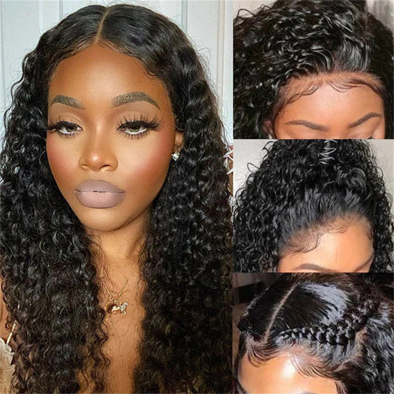 Kinky Curly 13x6 HD Lace lace Wig with Natural Hairline Beginner Friendly - Lemoda Hair