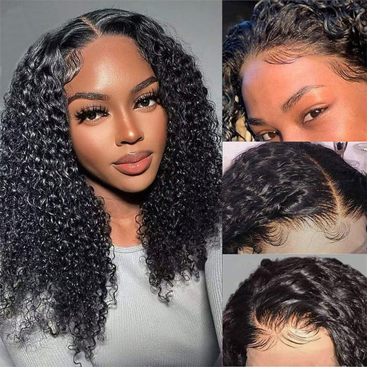 Kinky Curly 13x6 HD Lace lace Wig with Natural Hairline Beginner Friendly - Lemoda Hair