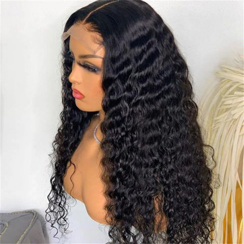  Deep Wave 6x6 Lace Closure Wigs 