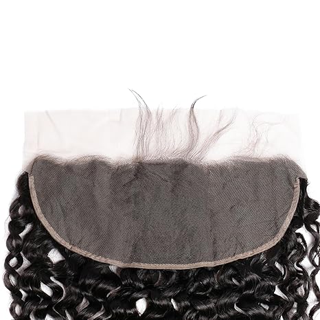 Lemoda 13x6 HD Transparent Lace Frontal Ear to Ear Water Wave Natural Black - Lemoda Hair