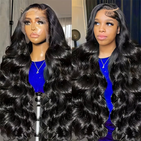 Lemoda 40 Inches Body Wave HD Lace Wig Human Hair Pre Plucked 13x4 13x6 Lace Frontal Wigs with Baby Hair - Lemoda Hair