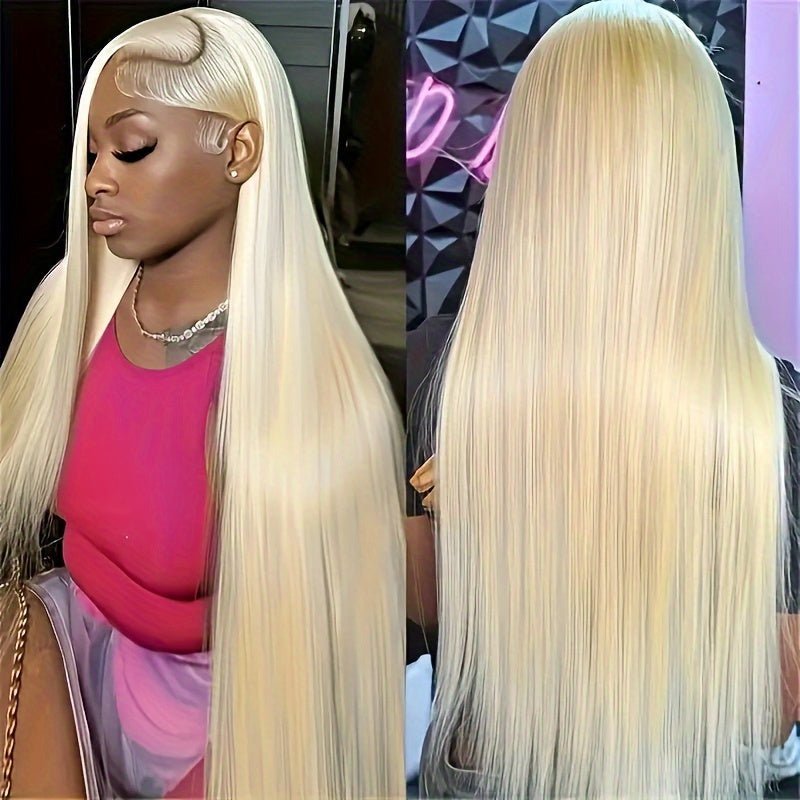 Lemoda 613 Blonde 13x4 Full Lace Front Wig HD Transparent Body Wave Human Hair Wigs 210% Pre - Plucked Natural Hairline - Lemoda Hair