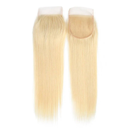 Lemoda 613 Blonde Lace Closure Straight Human Hair 4x4 HD Lace Closure Pre Plucked - Lemoda Hair