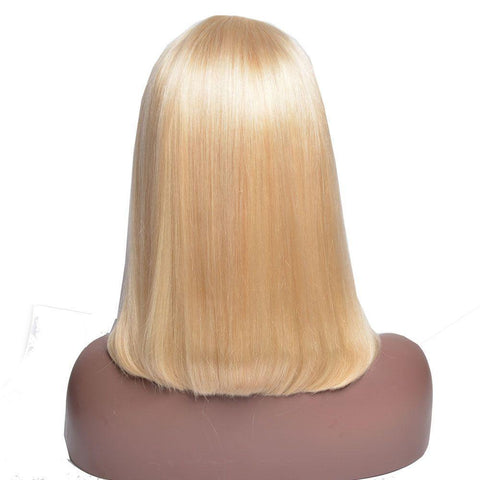 Lemoda 613 Blonde Straight Short Bob Wigs 13x4 Lace Front Wigs Human Hair for Black Women - Lemoda Hair