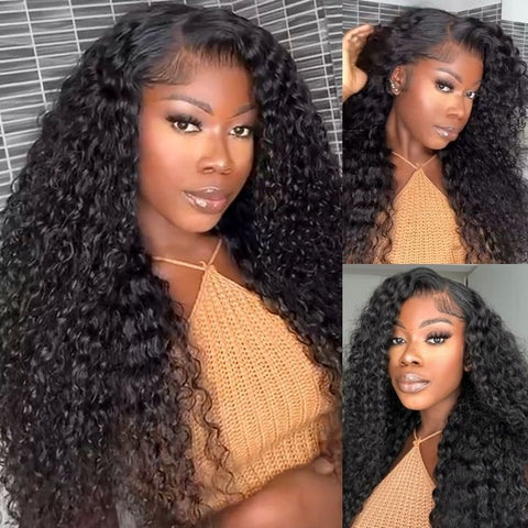 Lemoda Best Glueless Wigs 7x5 Lace Closure Wig Pre - pleached Knots 180% Hair Density Curly Hair Wig - Lemoda Hair