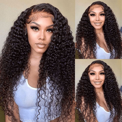 Lemoda Best Glueless Wigs 7x5 Lace Closure Wig Pre - pleached Knots 180% Hair Density Curly Hair Wig - Lemoda Hair