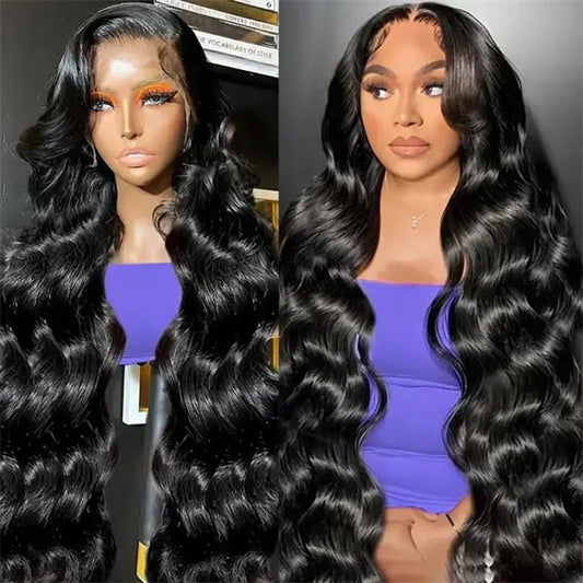 Lemoda Bouncy Wave Human Hair Wigs 13x4 13x6 HD Invisible Lace Front Wig for Women - Lemoda Hair