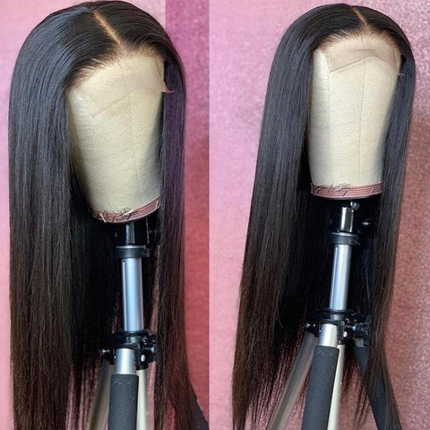 Lemoda Brazilian Straight Human Hair 4x4 Lace Closure Wig Glueless Straight Lace Wigs - Lemoda Hair