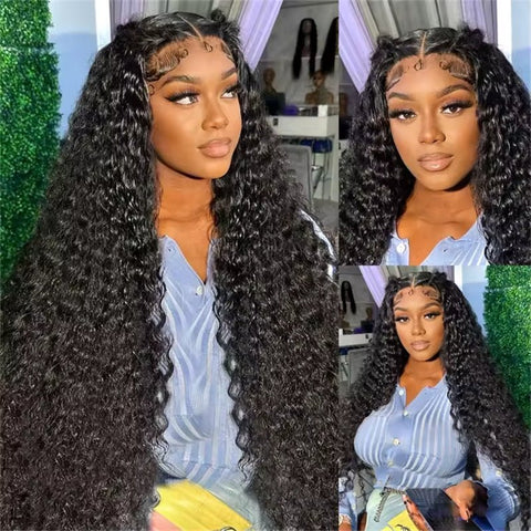 Lemoda Burmese Curly Wave Wigs 250% 13x6 Full HD Lace Front Wig Human Hair Natural Hairline - Lemoda Hair