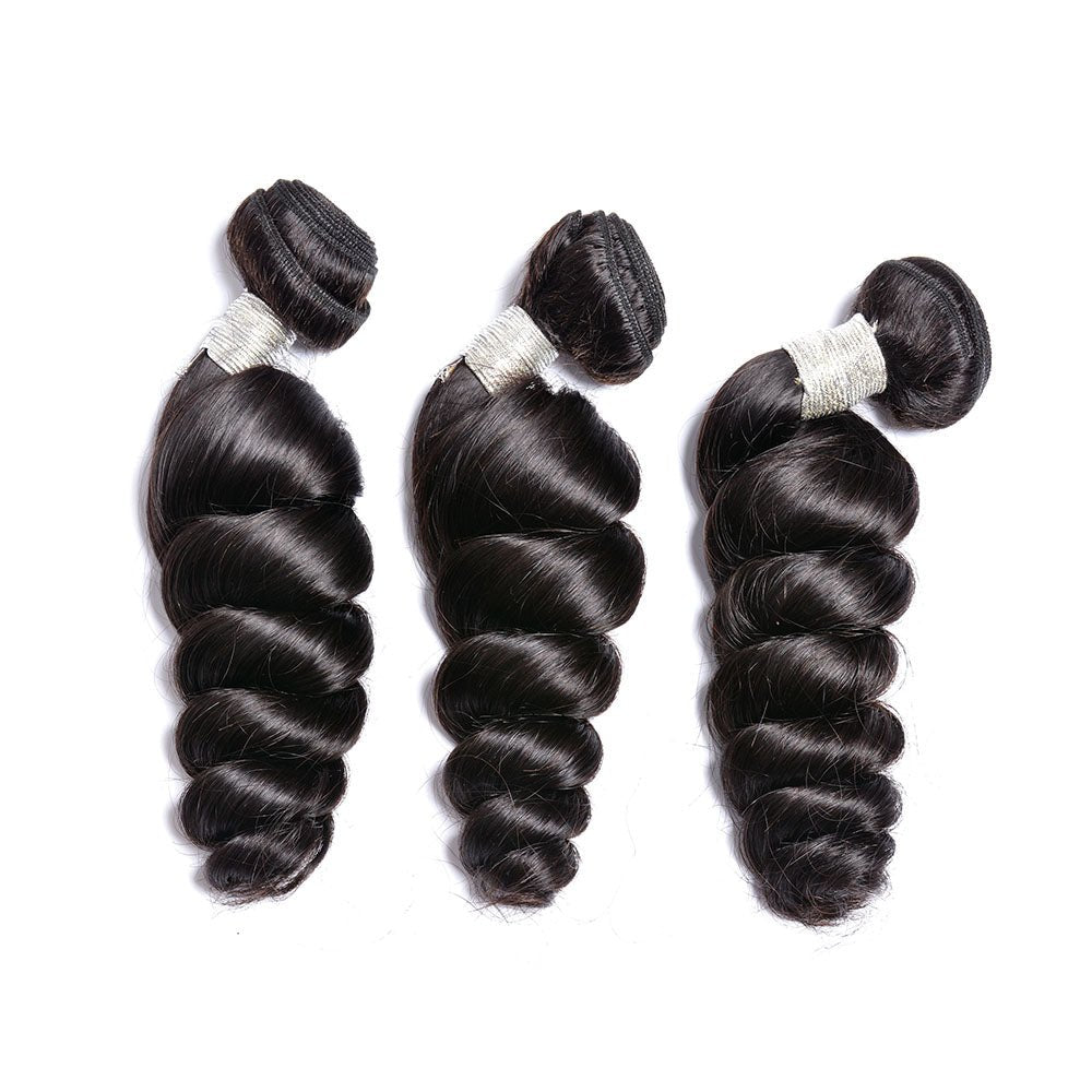 Lemoda Hair Indian 3 Bundles Loose Wave Hair Weave - Lemoda Hair